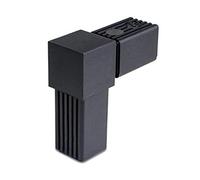 CONECTOR DE TUBO CUADRO DE ÁNGULO DERECHO CONECTOR DE PLÁSTICO 20 x 20 x 25 x 25 x 30 mm, 20 mm (A=20 x L=37 x L1 = 37 x T=1,5)