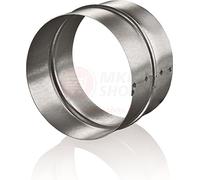 Conector de tubo de 80 mm de diámetro, tubo de ventilación de chapa de acero galvanizado, tubo redondo, conducto de extracción, conducto de extracción, canal, sistema de tubo redondo, conector de tubo