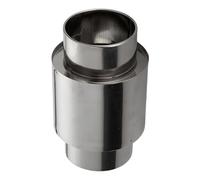 Conector De Tubo De Escape Para Estufa - Conector Para Chimenea Con Válvula Antirretorno - Flexible De Acero Inoxidable Antirretorno Para Cocinas Baños