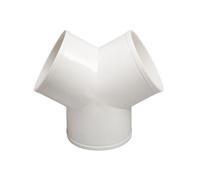 Conector de tubo de escape tipo T/Y de 100/150/200 mm, conector de tubo de ventilación rápida portátil, acoplado con accesorios divisores de tres vías(150mm-Y Shape)