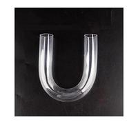 Conector de tubo de gas acrílico transparente en forma de U (1 unidad) for acuario, diámetro exterior de 20-32 mm, conector de tubo redondo rígido y duradero(20mm)