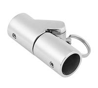 Conector de tubo marino, conector de tubo de tubo de acoplamiento giratorio plegable de acero inoxidable marino Accesorio de hardware para botes para toldos divertidos plegables, bimini tops, postes d