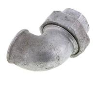 Conector De Unión A 90Grados Rp1 1/2'' Femenino De Hierro Fundido Con Sello Cónico 25bar (351,25psi)