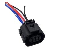 Conector de válvula de 6 pines con arnés de Cable de 15cm 18AWG 1J0 973 713 G 1J0973713G 42121200 4G0973813B 4G0 973 813B(B)