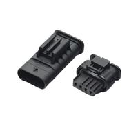 Conector De Válvula De Enchufe De Bomba De Gasolina Y Combustible CS35 De 4 Pines Compatible con Changan Swift 872-617-541 805-122-541(Female and Male)