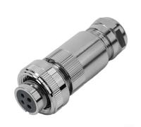 Conector de válvula proporcional de 4 pines para Rexroth para Moog para Parker Atos, DIN EN175201804 Full Metal, IP67 Zócalo hembra hidráulico C14G-A-S4