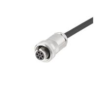 Conector de válvula proporcional de metal de 7 pines para Rexroth, Moog, Parker, Atos, Vickers - RVVP 7C*0,75mm², IP67, CE, RoHS, cable de 1 m