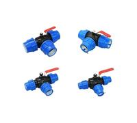 Conector de válvula rápida for grifo de agua, divisor de tubo de plástico PE de 20/25/32/40/50/63 mm, for riego de jardín y granja, 1 unidad(H,40MM)