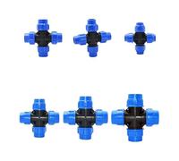 Conector de válvula rápida for grifo de agua, divisor de tubo de plástico PE de 20/25/32/40/50/63 mm, for riego de jardín y granja, 1 unidad(I,25MM)
