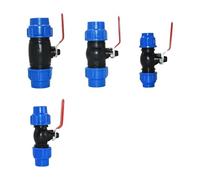 Conector de válvula rápida for grifo de agua, divisor de tubo de plástico PE de 20/25/32/40/50/63 mm, for riego de jardín y granja, 1 unidad(G,25MM)