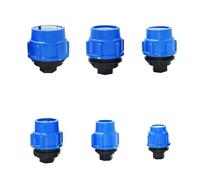Conector de válvula rápida for grifo de agua, divisor de tubo de plástico PE de 20/25/32/40/50/63 mm, for riego de jardín y granja, 1 unidad(A,40MM)