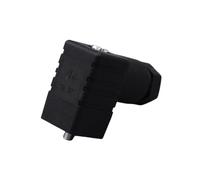 Conector de válvula solenoide GDS307, color negro, arandela de enchufe de 4 pines, 230 V CA/CC, clasificación IP65, corriente de 6 A(10pcs GDS 307 Plug)