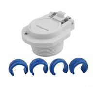 Conector de ventosa resistente para piscina con pesos de manguera de repuesto para un mejor rendimiento de limpieza de piscina