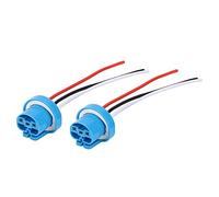 Conector del arnés de cableado del faro Par 9007 hembra conector de faro hembra adaptador de enchufe arnés de enchufe faro antiniebla Universal para 9004 HB1 HB5 bombillas 12V-24V
