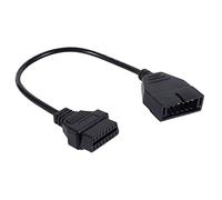 Conector del Cable del escáner del Adaptador OBD II para GM, OBD1 12 Pines-OBD2 16 Pines Diagnóstico del Cable Adaptador Herramientas de diagnóstico Popular