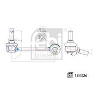 FEBI BILSTEIN Bieleta de suspensión para BMW: X3, iX3, X4 (Ref: 183326)
