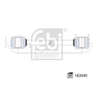 FEBI BILSTEIN Bieleta de suspensión para MERCEDES-BENZ: Sprinter (Ref: 183040)