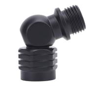 Conector del regulador de Buceo 110 Grados Adaptador de Acero Inoxidable de Acero Inoxidable para Accesorios de Equipos de Buceo de regulador de Segunda Etapa (Negro)