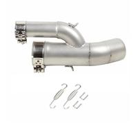Conector Del Sistema De Conexión Del Tubo De Escape Central Para B&MW S1000RR S1000XR S1000 RR XR 2017-2018(Plata)