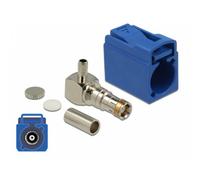 Conector Delock FAKRA C Macho 90° Azul Conector Coaxial