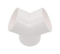 Conector divisor de conducto en forma de Y de PVC para ventiladores extractores y campanas extractoras, para junta de rama de conducto de aire de plástico para sistemas de ventilación de cocina