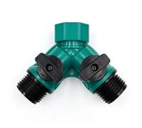 Conector Divisor De Manguera De Jardín De 2 Vías Con Grifo, Cierre De Riego For Paisajismo, Riego De Plantación De Flores(1pcs)