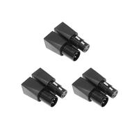 Conector DMX una RJ45 RJ45 Ethernet una Juegos de Adaptadores Macho y Hembra XLR DMX de 3 Pines (3 Pines 3 Par)