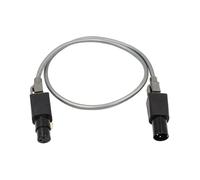 Conector DMX una RJ45 RJ45 Ethernet una Juegos de Adaptadores Macho y Hembra XLR DMX de 3 Pines (3 Pines 3 Par)