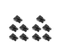 Conector DMX una RJ45 RJ45 Ethernet una Juegos de Adaptadores Macho y Hembra XLR DMX de 3 Pines (3 Pines 10 Par)