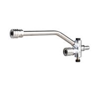 Conector doble de cañón de espuma, accesorio de conexión rápida de doble propósito, accesorio de a presión debajo del coche, para entrada, patio, cubierta, casa, canalón, ,