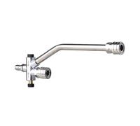 Conector doble de cañón de espuma, accesorio de conexión rápida de doble | Varita de lavado a presión para lavar jardín, entrada, cubierta, casa, canalón, barco, caravana, hormigón, suciedad