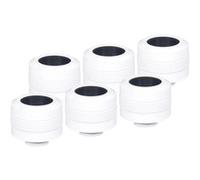 Alphacool Eiszapfen PRO 16mm HardTube Pack de 6 Racores G1/4 Blancos
