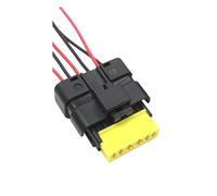 Conector eléctrico de 6 pines con conector flexible 211PC069S0049 Enchufe impermeable for válvula de mariposa y pedal del acelerador(B)