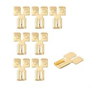 Conector eléctrico de doble pala de desconexión rápida, adaptador de terminal de cable de 2 vías para proyectos de cableado eléctrico seguros y eficientes (8 piezas)