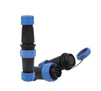 Conector eléctrico impermeable SP21 IP68 - Conector de cable de alimentación tipo acoplamiento for uso exterior e industrial(1PCS SP21-2D)