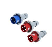 Conector eléctrico industrial de enchufe y toma corriente pared, 63 A, 125 A, IP67, 3P/4P/5P, macho hembra, 220 V, 380(Plug,63A-5P)
