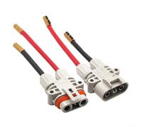 Conector eléctrico macho hembra impermeable 120 A 1200 V voltaje de corriente nominal para generador de carretilla elevadora, estacionamiento, aire acondicionado, vehículo eléctrico, aislamiento de PC