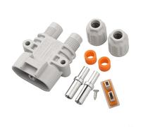 Conector eléctrico macho hembra impermeable conjunto 120A 1200V voltaje de corriente nominal para carretilla elevadora generador estacionamiento aire acondicionado vehículo eléctrico aislamiento PC