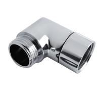 Conector en ángulo de ducha - Adaptador de cabeza de latón de alta calidad, junta de esquina ergonómica para montaje en pared, accesorio de plomería de larga duración | Ideal para la instalación de un