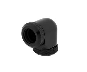 Conector en ngulo de 90 grados para Corsair XF Hardline de 14 mm, color negro (paquete de dos) (CX-9052015-WW)