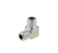 Conector en T de montaje de tubería de acero inoxidable 304, 4 vías, 1/8, 1/4, 3/8, 1/2, rosca macho hembra, conector acoplador adaptador de aire de alta presión(SS-PV-MM,3/8")