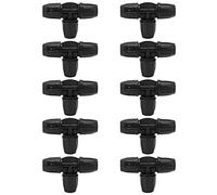 Conector en T de púas, accesorio de tubería ABS, 10 Uds., adaptador de manguera 8/11 para riego por goteo de jardín, invernaderos ecológicos urbanos