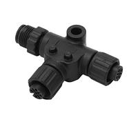 Conector en T NMEA 2000 de 3 puertos, con rosca M12 de 5 pines y certificación IP67, conector en T impermeable para redes, Lowrance, Simrad B y G, Navico; adaptador
