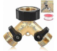 Conector en Y de 2 vías para dispensador de lavadora con grifo doble