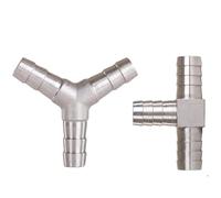 Conector en Y de acero inoxidable 304 for manguera - Divisor de 3 vías for manguera de 32 mm - 1 unidad(Y-Type 19mm)