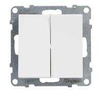 Conector escalera doble blanco 10AX 250V abrazaderas SUNO 721108