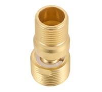 Conector Excéntrico de Metal Dorado Ajustable para Ducha y Grifo | Brazo Giratorio, Corrige Salidas Desalineadas, Acabado Pulido Resistente, para Mantenimiento en Esquina