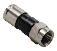 Conector F macho de compresión Diámetro de cable: 7.4 mm