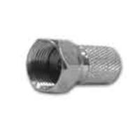 Conector F Macho Preisner FST43 Plata Metal