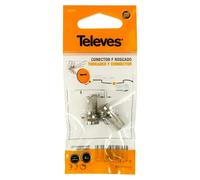 Conector F Roscados T100 (2 ud.)